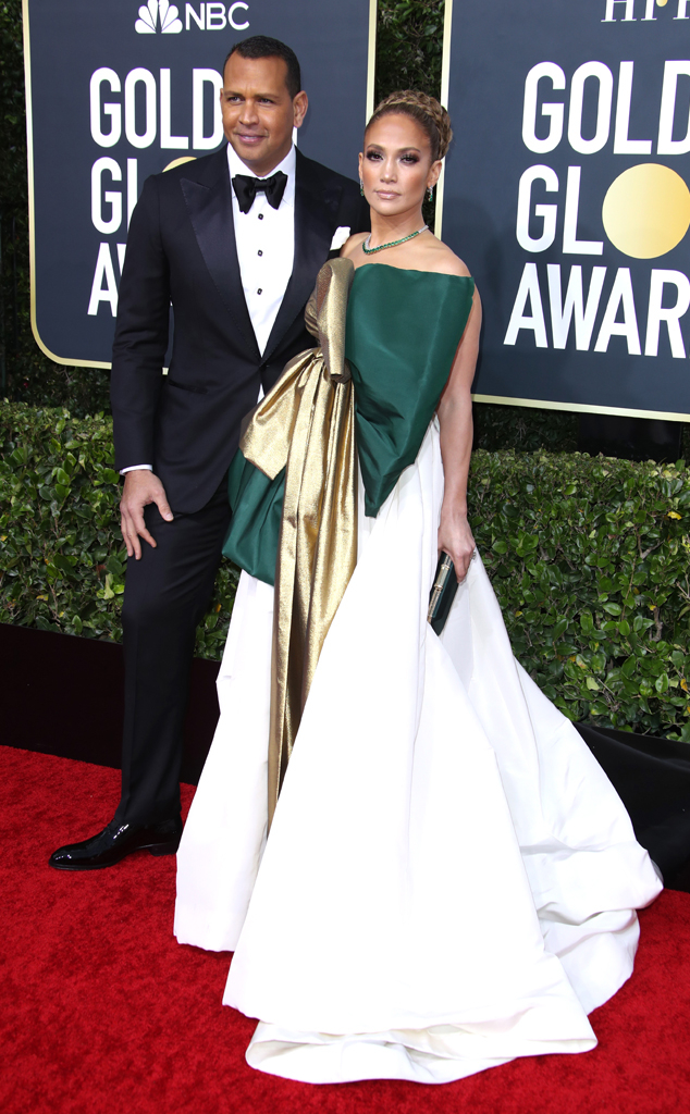Alex Rodriguez, Jennifer Lopez, 2020 Golden Globe Awards, Couples